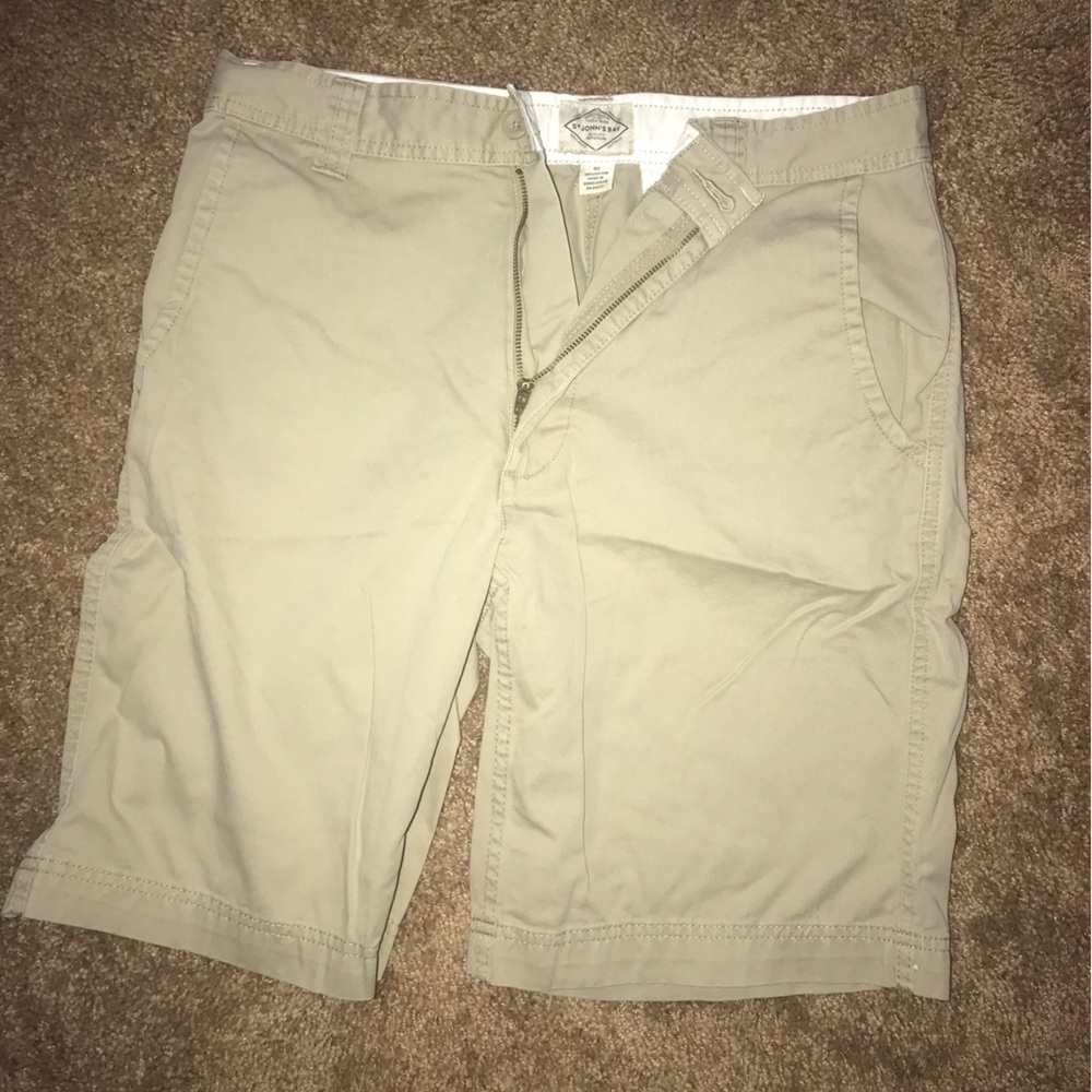 Mens Khaki Shorts